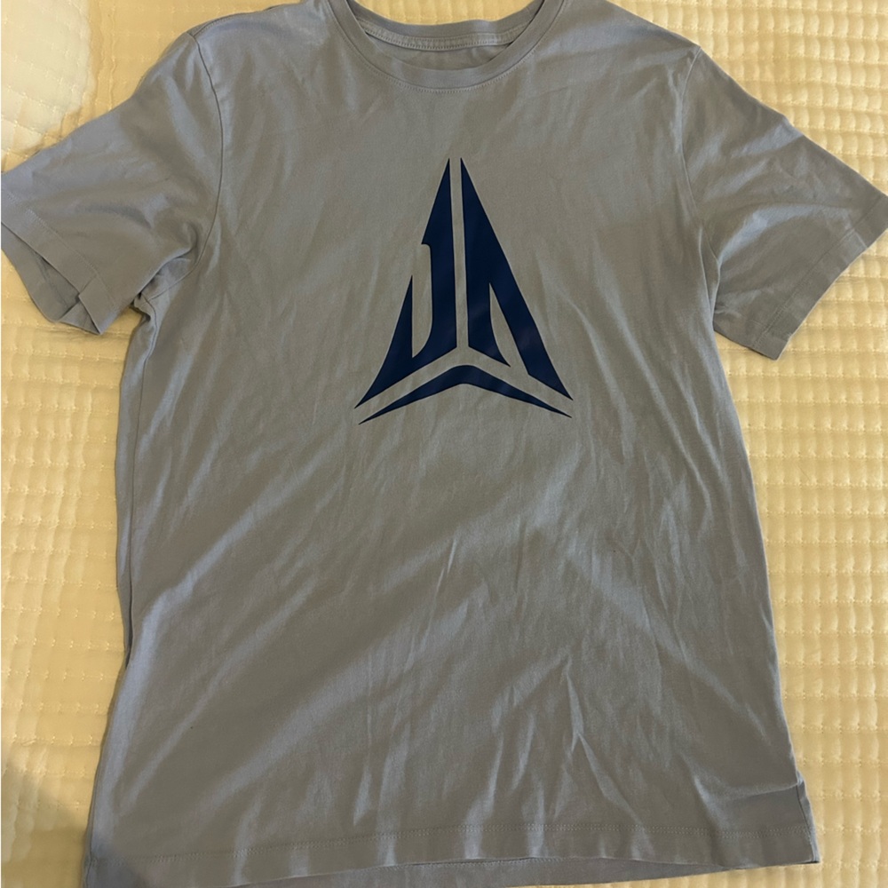 Nike Gray purplish T-Shirt with Navy Graphic